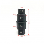 Front Axle Hexagon Sleeve