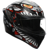 AGV K1S E2206 Lyzard Matt BlackGreyRed (2)