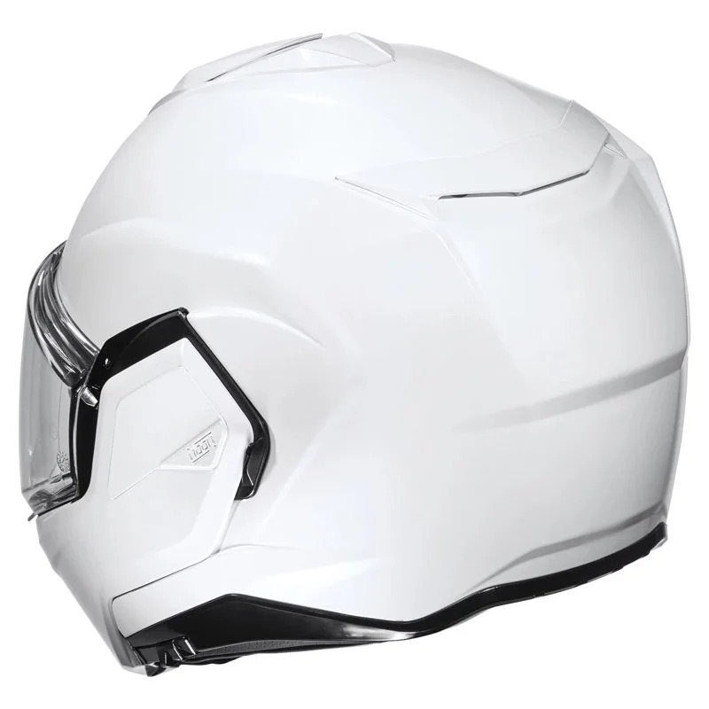 HJC i100 Pearl White_3